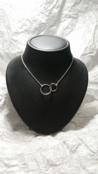 Collier Einzelstück 925 Silber rhodiniert